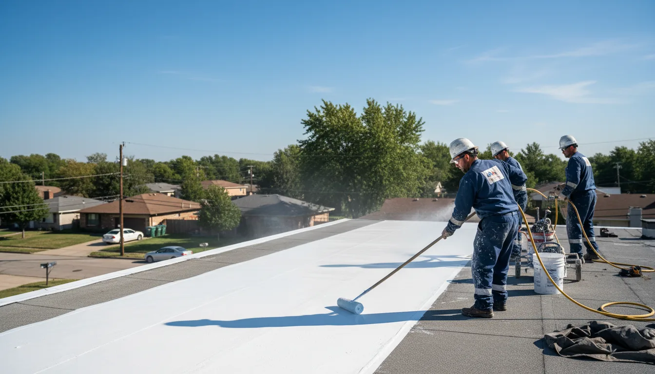 Commercial roof coating in Taylor, AR near me